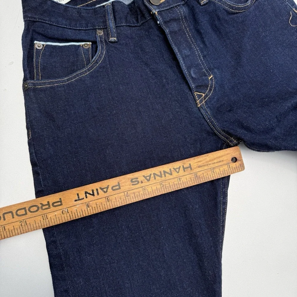 Banana Republic Jeans Mens 30X32 Trooper Fit Selvedge White Oak Cone Denim USA